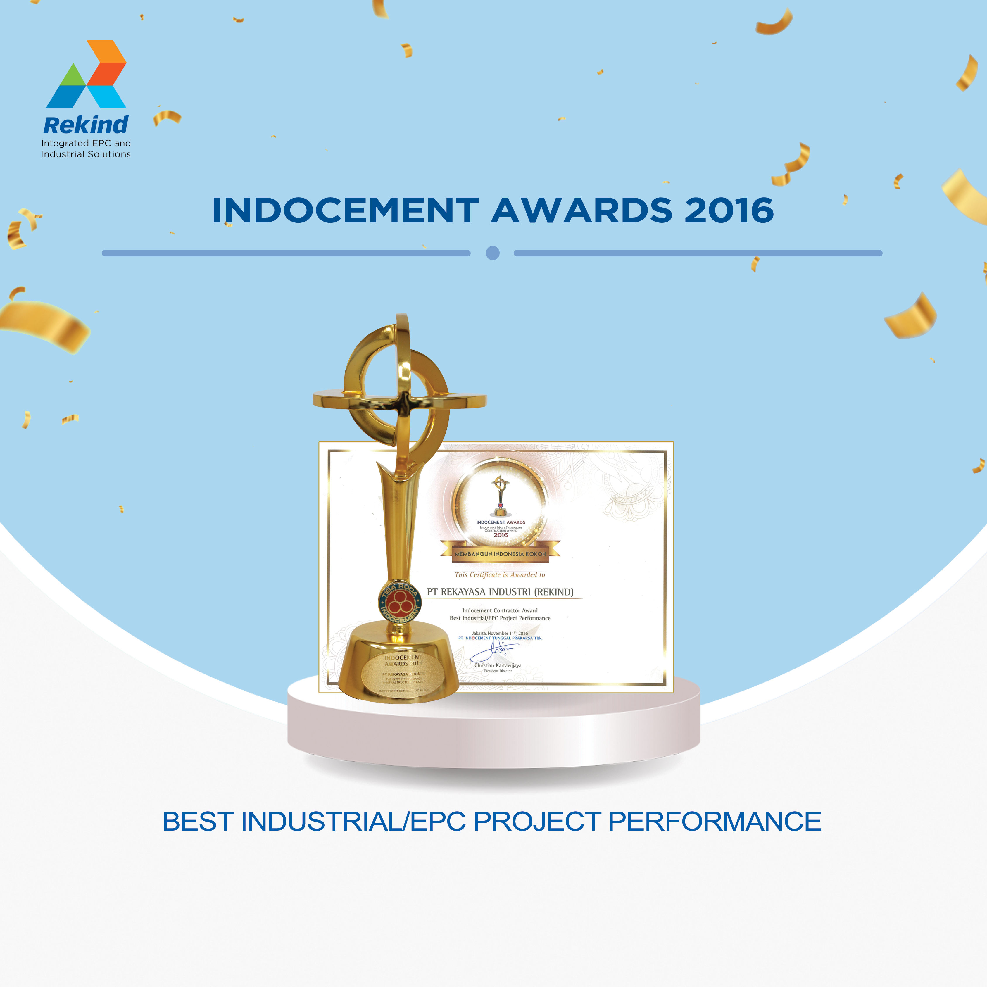 INDOCEMENT AWARD 2016